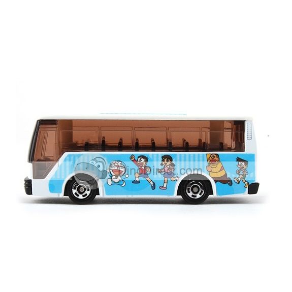 Moda Bus Doraemon 1:145 Diecast liga carro Modelos de brinqu